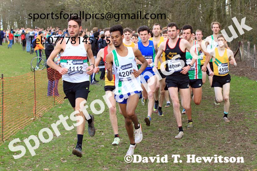 Senior Mens 2022 CAU Inter Counties Cross Country, Prestwold Hall, Loughborough.  Photo: David T. Hewitson/Sports for All Pics